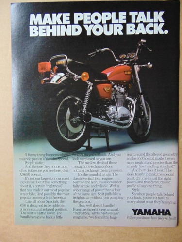 Pubblicità yamaha 650 - xs,