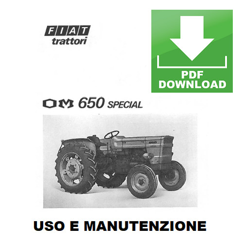Trattore fiat 650 special - om,