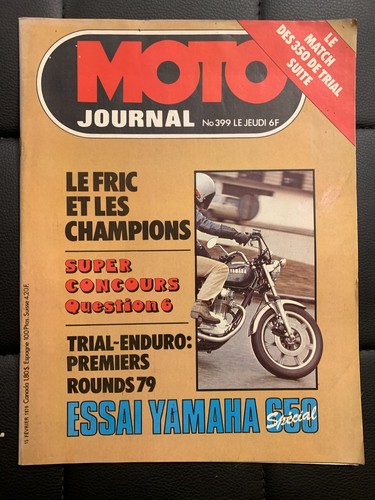 Moto journal 399 du - moto,
