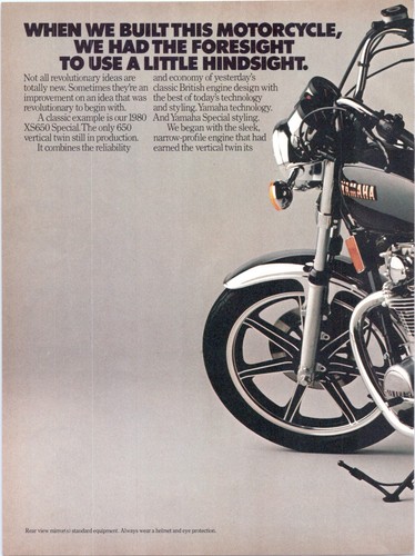 Pubblicità yamaha xs650 - yamaha,